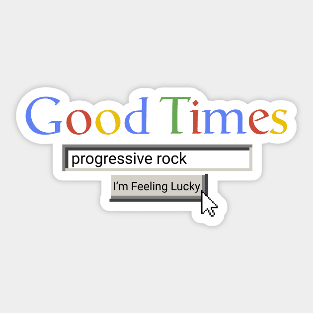 Good Times Progressive Rock Sticker by Graograman